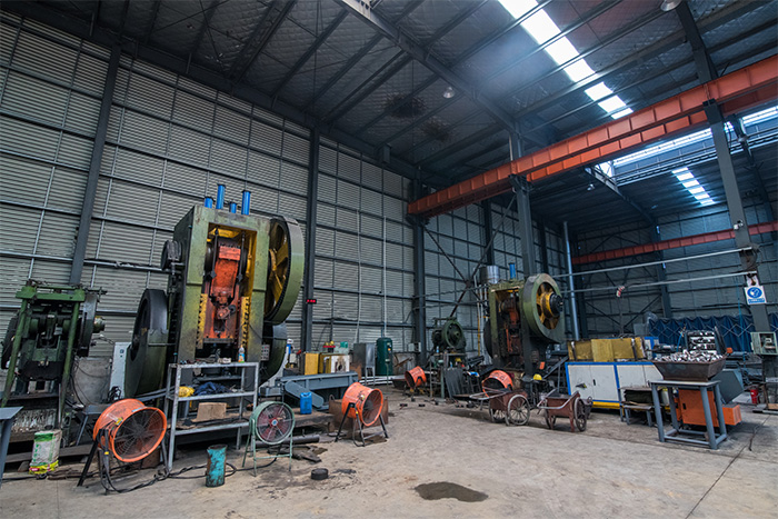 瑞安网架配件-锥头加工车间